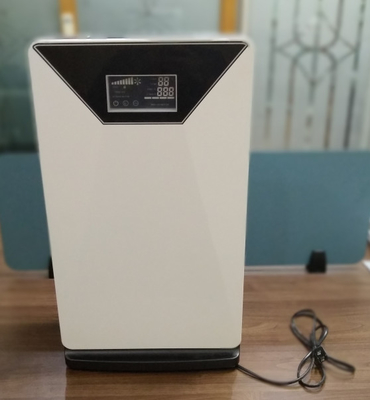 uvc 120Wは白いhepaの芳香剤のクリーン エアーの浄化機械をワイヤーで縛った