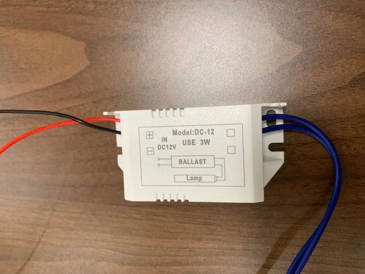 UV バラスト 12VDC 電子 3W バラスト UV 小電力殺菌バクテリア