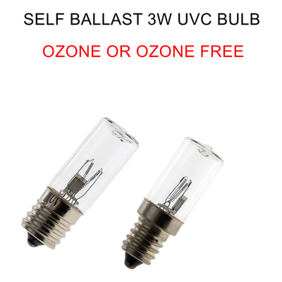 オゾンE14 UVC電球の自己のバラスト ウイルスの消毒のキャビネット