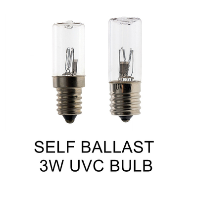 オゾンE14 UVC電球の自己のバラスト ウイルスの消毒のキャビネット